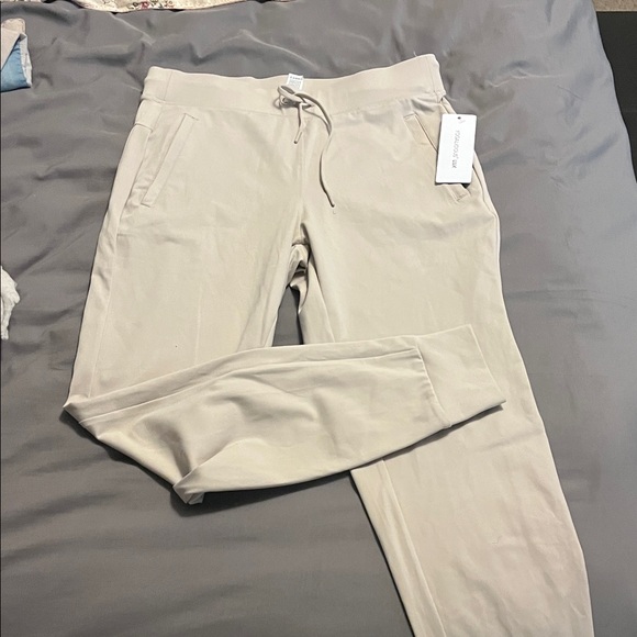 Yogalicious Lux Beige Jogger - Picture 1 of 4